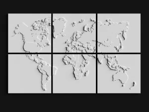 gypsum frames 3D Model