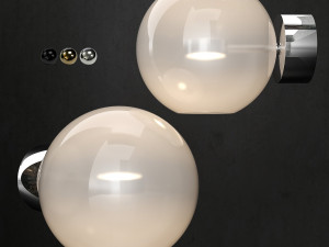 giopato and coombes bolle wall light 1 lamp 3D Модель