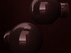 giopato and coombes bolle wall light 1 lamp 3D Модель