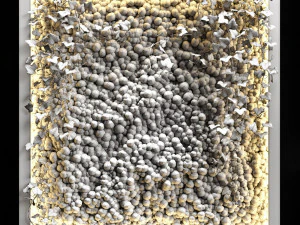 vertical garden moss modules 4 3D Model