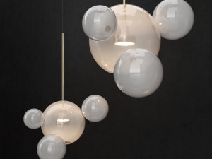chandelier giopato coombes bolle 4 lights 3D Модель