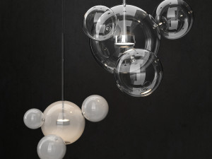chandelier giopato coombes bolle 4 lights 3D Модель