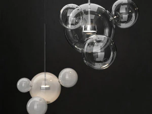 l&aacute;mpara giopato coombes bolle 4 luces Modelo 3D