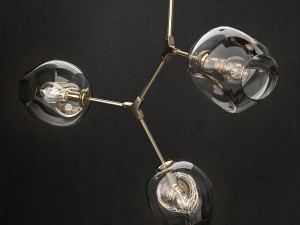 branching bubble 3 lamps 3Dモデル