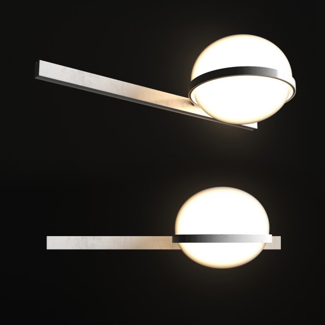 wall light vibia palma 3700 3D Model .c4d .max .obj .3ds .fbx .stl .blend 