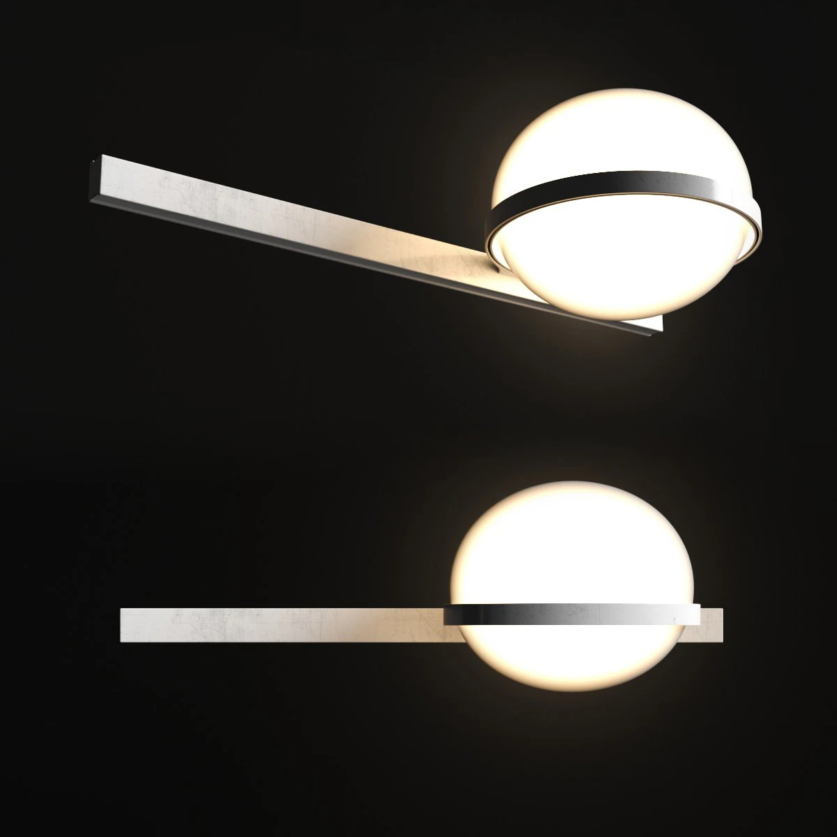 lampada da parete vibia palma 3700 Modello 3D .c4d .max .obj .3ds .fbx .stl .blend 