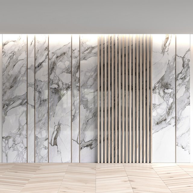 marble panels with planks Model 3D .c4d .max .obj .3ds .fbx .stl .blend 