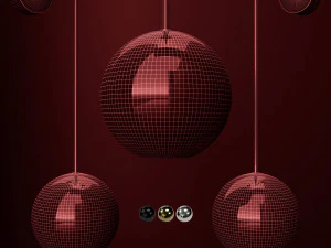 wall light giopato and coombes bolle vertical longe 3D Model