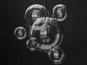 chandelier giopato coombes bolle 6 lights 3D 모델