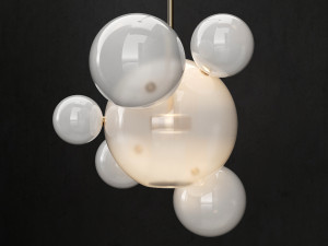 chandelier giopato coombes bolle 6 lights 3D 모델