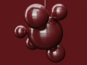 chandelier giopato coombes bolle 6 lights 3D 모델