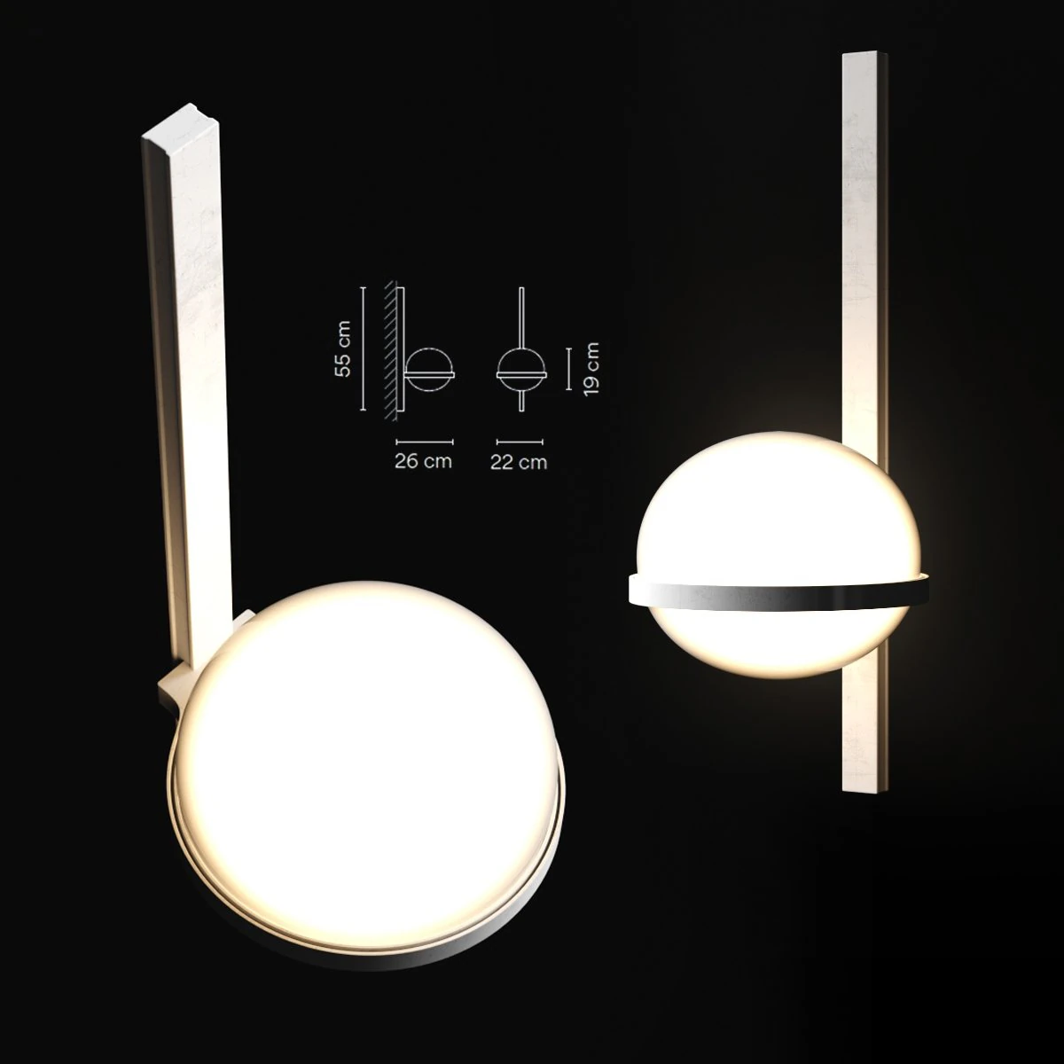 wall light vibia palma 3710 3D Model .c4d .max .obj .3ds .fbx .stl .blend 