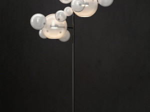 floor lamp giopato and coombes bolle 12 3D Модель