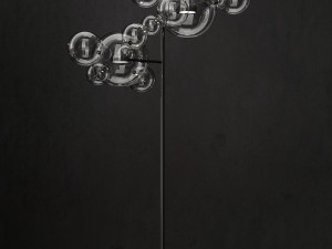 floor lamp giopato and coombes bolle 12 3D Модель
