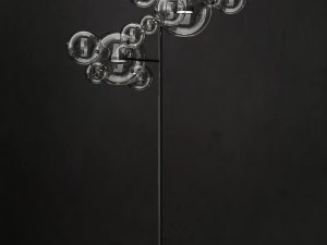 floor lamp giopato and coombes bolle 12 3D Model