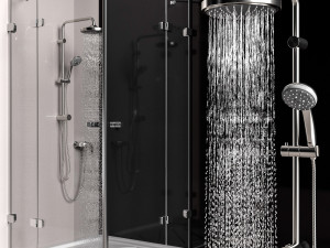 shower ravak brilliant 3D Model