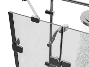 shower ravak brilliant Modello 3D