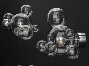 giopato coombes bolle wall lamp is suitable for the living room dining room and bedroom both for 3D 模型
