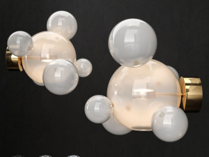 giopato coombes bolle wall lamp is suitable for the living room dining room and bedroom both for 3D 模型