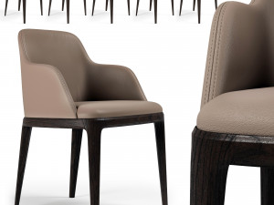 chair poliform grace 2 3D Model