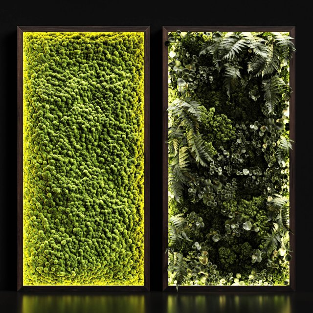 vertical gardens 3Dモデル .c4d .max .obj .3ds .fbx .stl .blend 