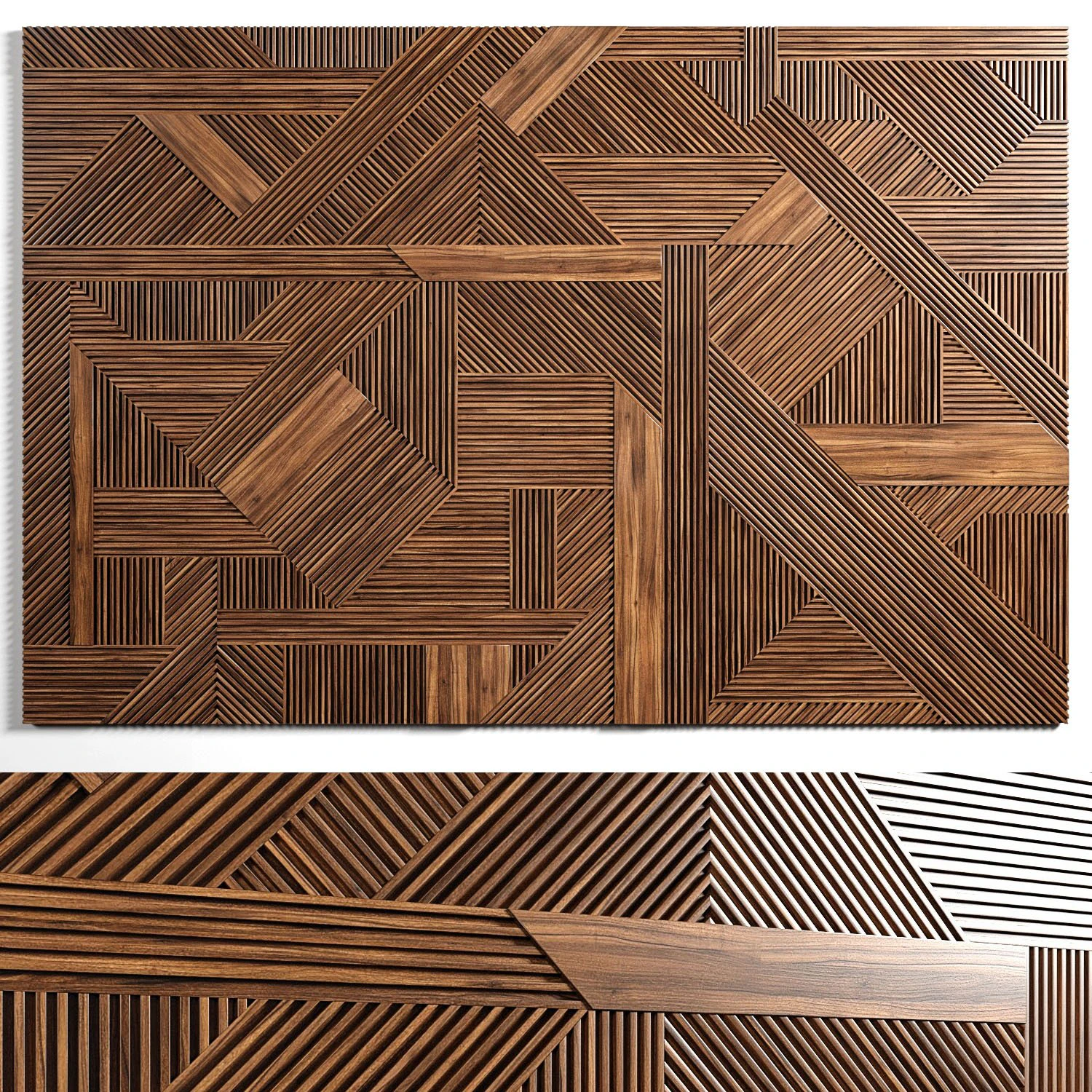 wooden panels 3 3D Model .c4d .max .obj .3ds .fbx .stl .blend