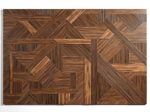 wooden panels 3 3D Model