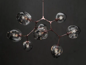 branching bubble 8 lamps 2 3D Model