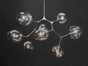 branching bubble 8 lamps 2 3Dモデル