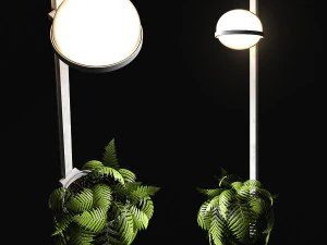 kinkiet vibia palma 3714 Model 3D