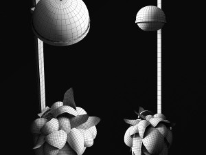 wall light vibia palma 3714 3D Model