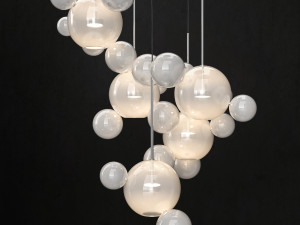 chandelier giopato coombes bolle 24 lights 3D 모델