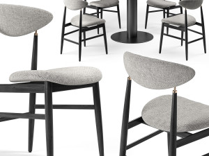 gubi dining set 3D Model