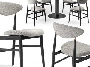 구비 다이닝 세트 3D 모델