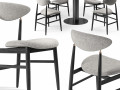 Gubi dining set 3D-Modell
