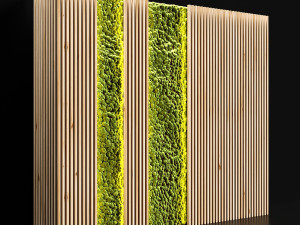 vertical garden and planks 2 3D मॉडल