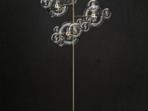 floor lamp giopato and coombes bolle 18 3D 모델