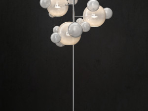floor lamp giopato and coombes bolle 18 Modelo 3D