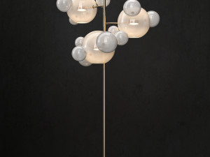 floor lamp giopato and coombes bolle 18 Modelo 3D