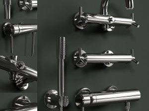 faucets grohe atrio 3 3D Model