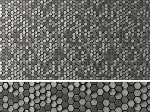 3d panels hexagons 3D Model