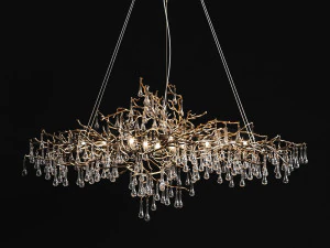 chandelier serip bijout 3D Model