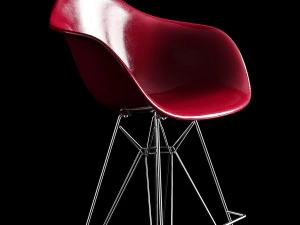 bar stools eames 3D Model