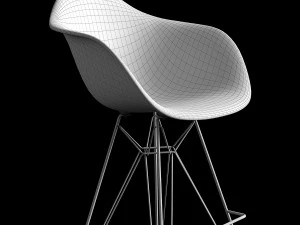 bar stools eames 3D Model