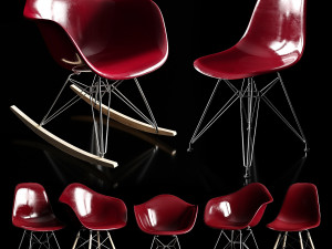 chairs eames 3D मॉडल