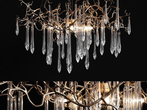 chandelier serip aqua 3D Model