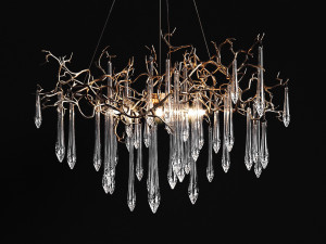 chandelier serip aqua 3D Model