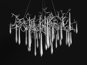 chandelier serip aqua 3D Model