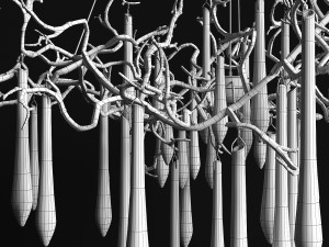 chandelier serip aqua 3D Model