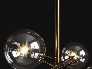 chandelier gallotti radice bolle 4 lights 3D Model